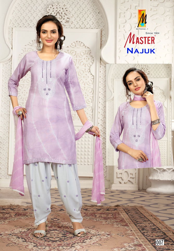 Master Najuk Ethnic Wear Wholesale Readymade Suits Catalog